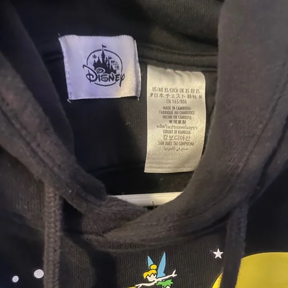 Disneyland 2024 Mickey Mouse Hoodie (XS Adults, Black-Pre-Owned) - Picture 6 of 7